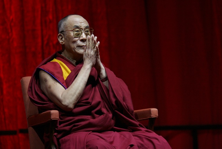 Dalai Lama at a conference